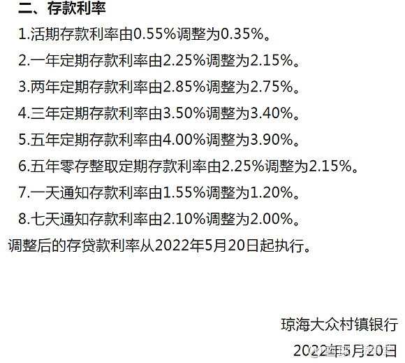 无锡农商银行：智能通知存款产品将于5月21日自动终止