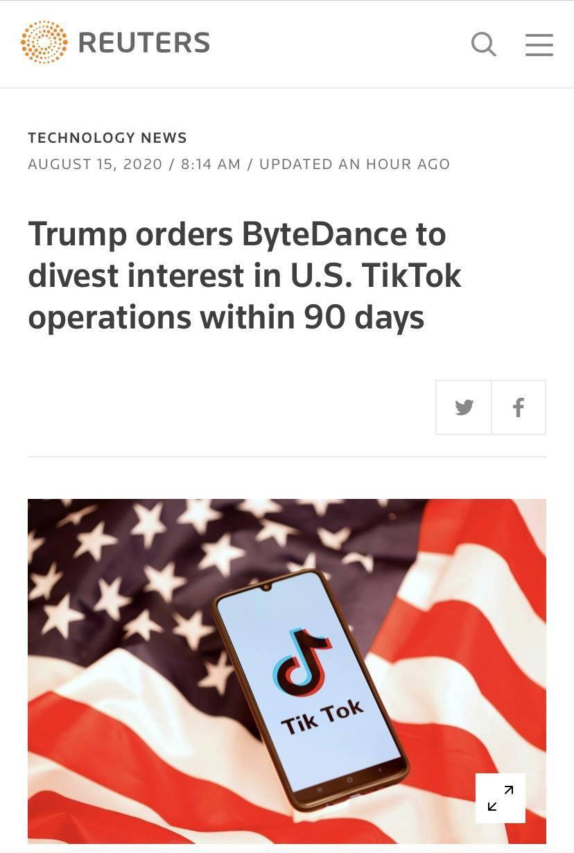 深夜突发！特朗普发声：“挽救TikTok”！计划在美国重新上线