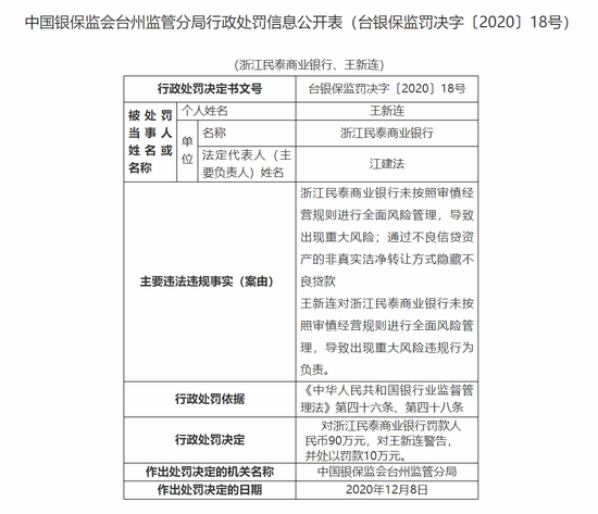 浙江民泰商业银行发布声明：不与任何不法贷款中介机构或个人开展贷款业务合作