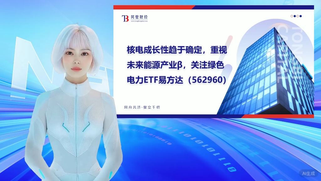 可控核聚变板块本周涨幅居前，关注绿色电力ETF易方达（562960）、新能源ETF易方达（516090）等产品