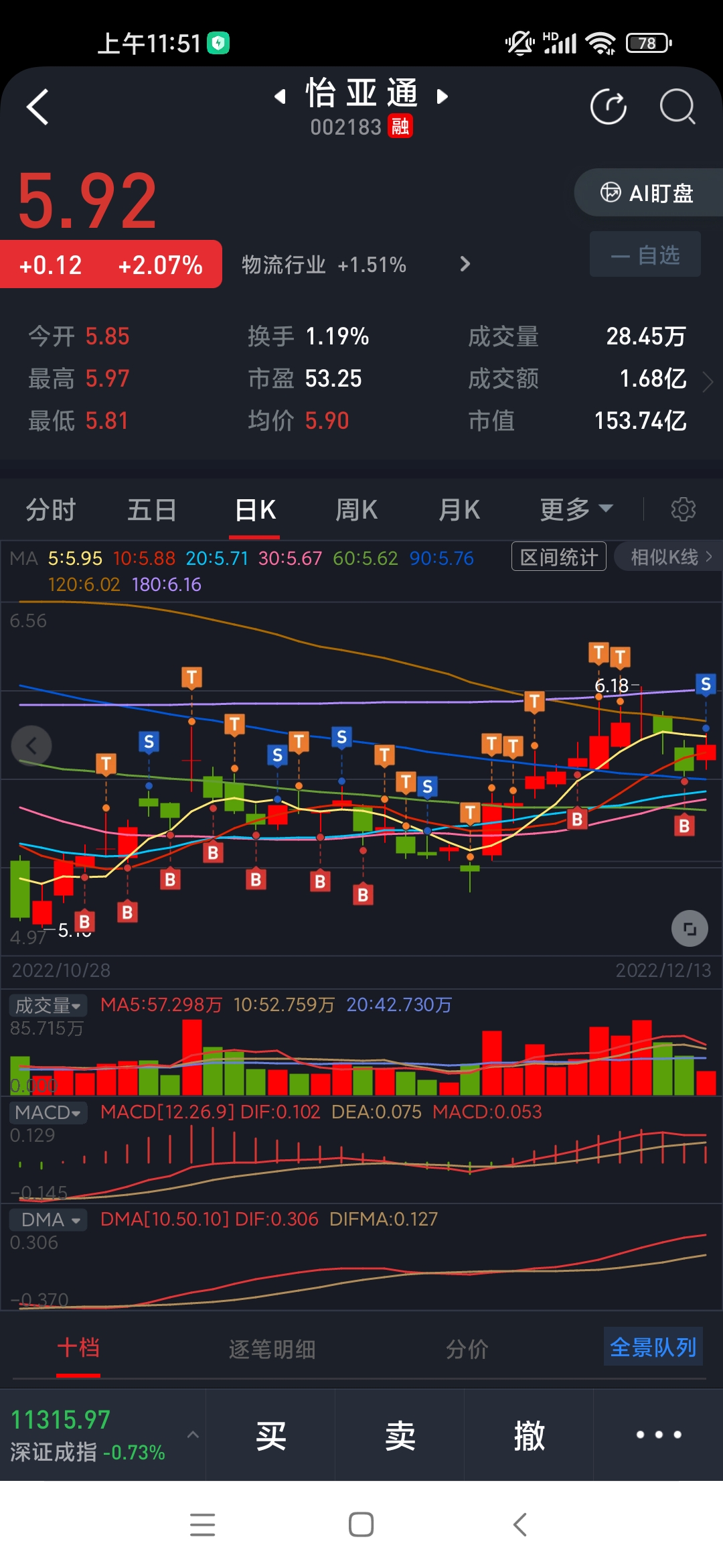 怡 亚 通：“怡亚通号”未使用“天算中心”的算力服务