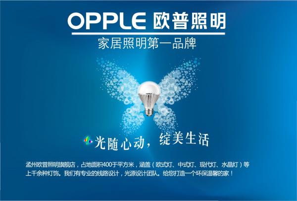欧普照明获得外观设计专利授权:“智慧庭院灯”