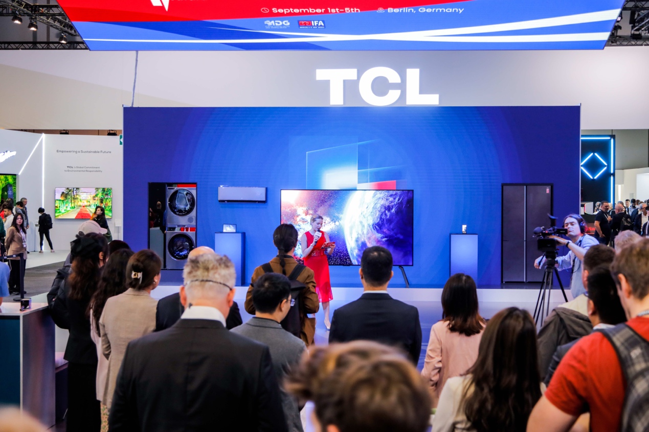 TCL以AI与健康创新产品亮相IFA 2025