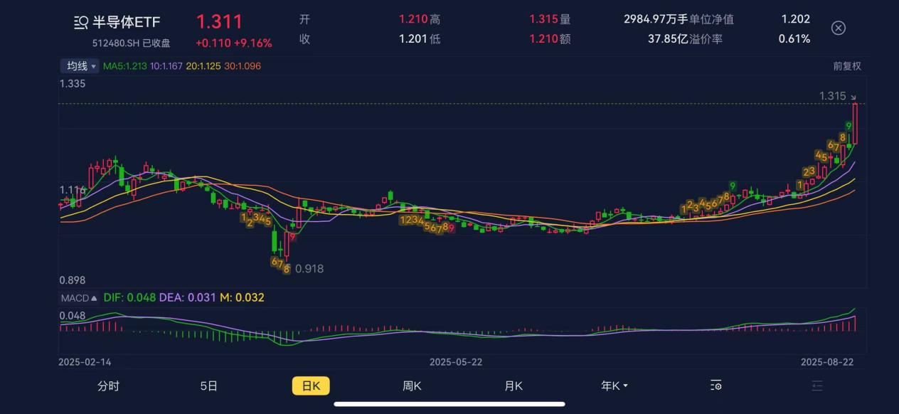 半导体板块强势，瑞芯微涨停，中微公司等大涨