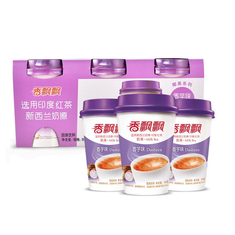 香飘飘获得外观设计专利授权:“饮料杯(Meco橙漫茉莉电商版)”