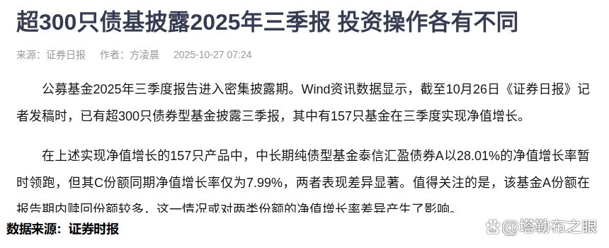 债市日报：1月26日