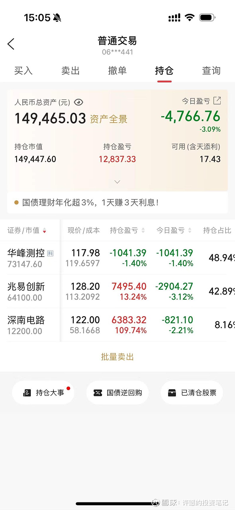 兆易创新董事胡洪减持10.64万股,减持金额3188.17万元
