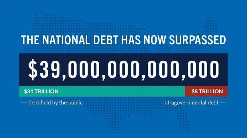 美国国债出事了：突遭大量抛售！美债突破39万亿美元，每月利息可造900架F-35，美联储加息概率大增！再加2000亿军费打伊朗？特朗普：小钱