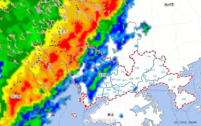 预警信号生效中 深圳全市进入暴雨戒备状态